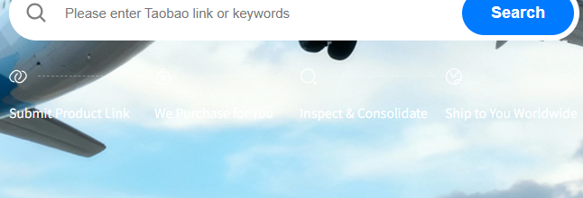 Pingubuy process: submit a product link, Pingubuy purchases, inspects and consolidates, then ships to you worldwide