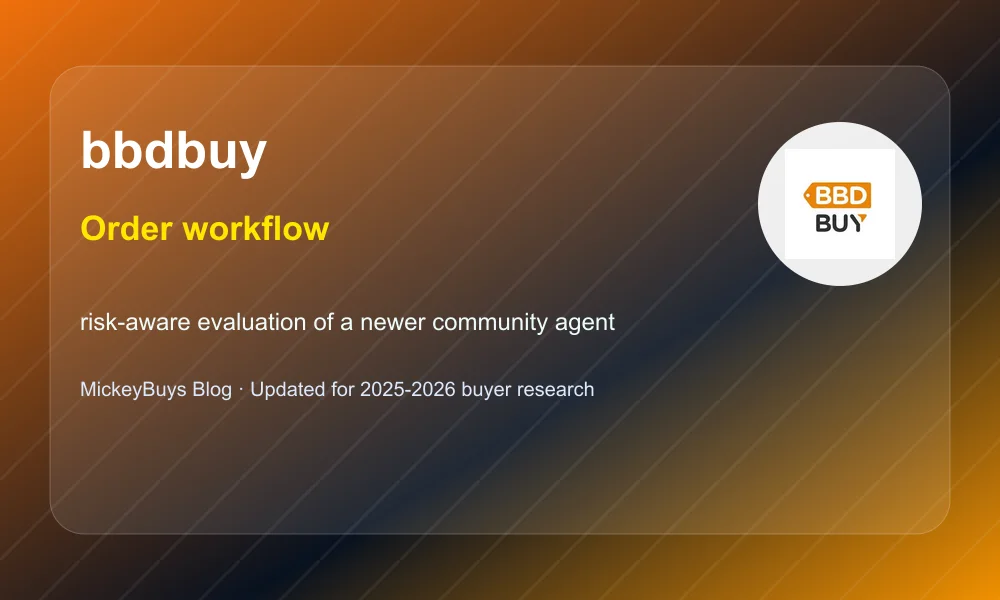 bbdbuy order workflow and warehouse planning