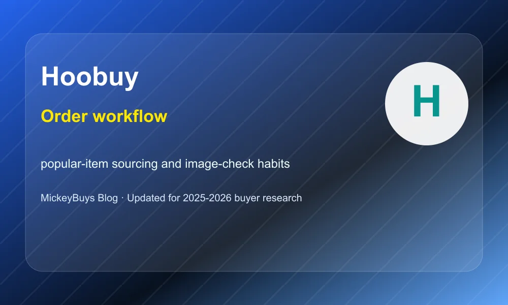 Hoobuy order workflow and warehouse planning