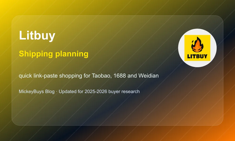 Litbuy Shipping Planning Litbuy shipping and parcel planning visual