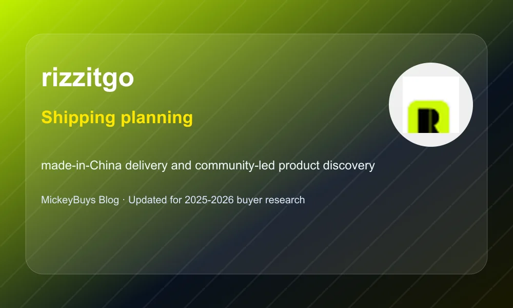 rizzitgo shipping and parcel planning visual