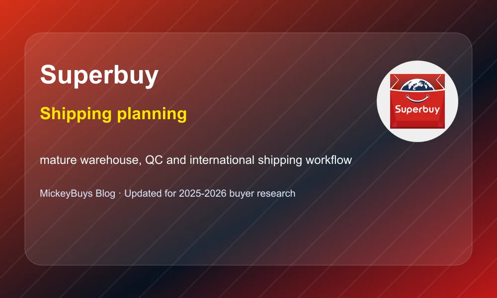 Superbuy Shipping Planning Superbuy shipping and parcel planning visual