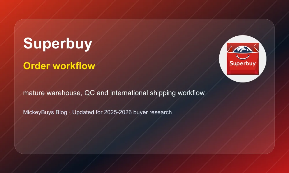 Superbuy Order Workflow Superbuy order workflow and warehouse planning