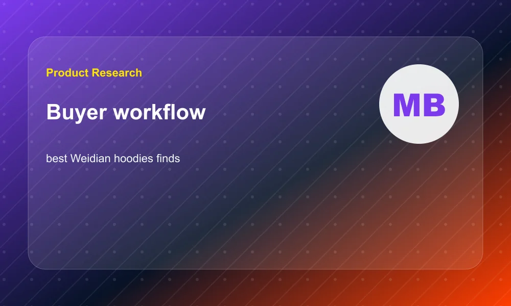 Best Weidian Hoodies Finds: Sizing, Fabric, QC and Shipping Tips workflow visual