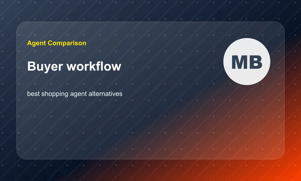 Best Shopping Agent Alternatives: How to Compare Platforms Without Guesswork workflow visual