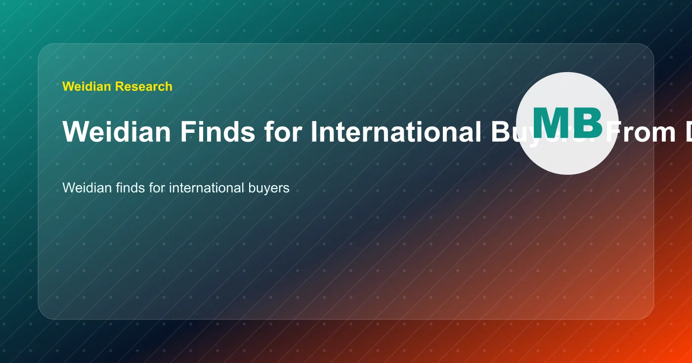 Weidian Finds for International Buyers: From Discovery to Delivered Parcel banner